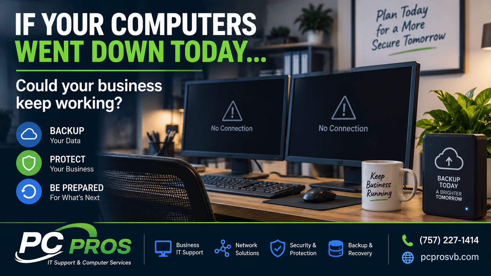 If Your Computers Went Down Today, Could Your Business Keep Working?