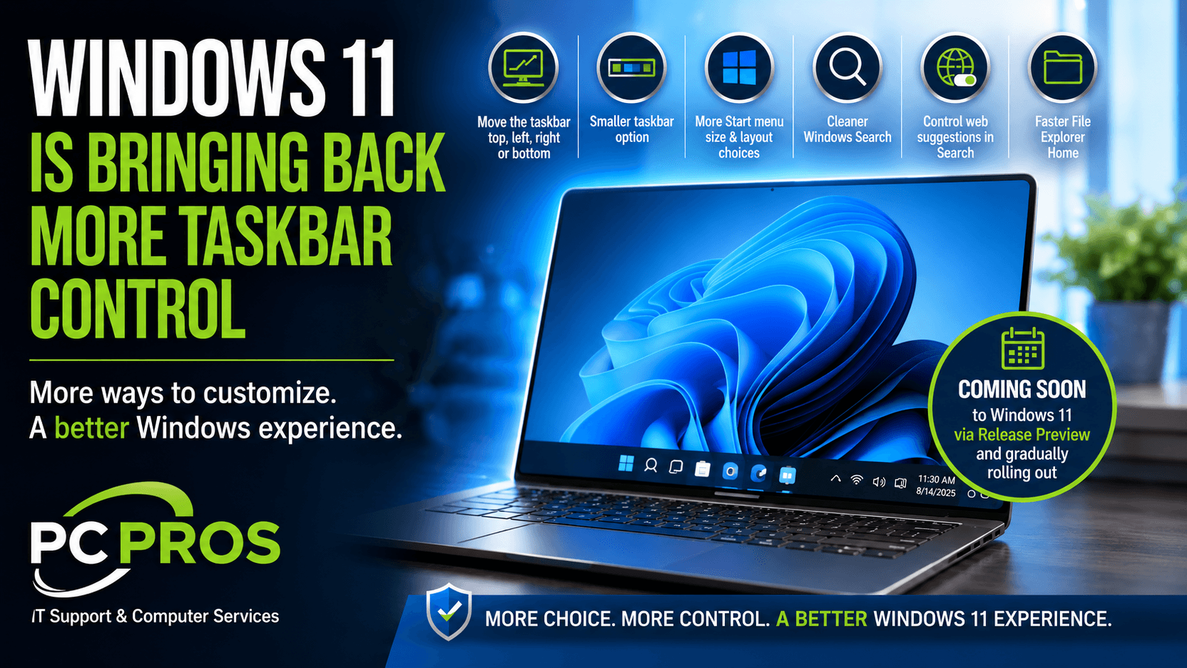 Windows 11 Is Bringing Back More Taskbar Control: What’s Changing